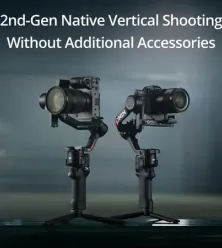 DJI RS 4 Combo 3-Axis Gimbal Stabilizer Kit for Mirrorless Cameras – Professional Camera Stabilizer with Focus Motor & Briefcase Handle