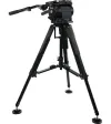 Cartoni SPORT 200 2-Section Heavy-Duty Aluminum Tripod System with Master 65 Flat Base Fluid Head – Professional Broadcast & Cinema Video Support