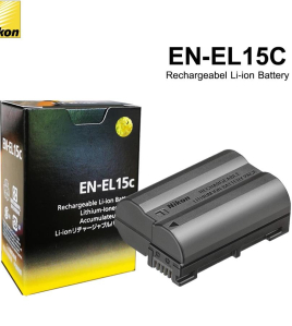 Nikon EN-EL15c Rechargeable Lithium-Ion Battery 7V 2280mAh – High-Capacity OEM Power Pack for Nikon Z &amp; DSLR Cameras