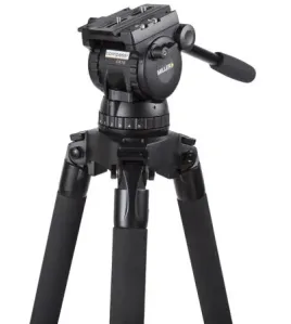 Miller CX10 Professional Fluid Video Head with 5-Step Pan/Tilt Drag &amp; 100mm Ball Base – 26.5 lbs Load Capacity