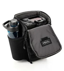 Tenba Axis V2 4L Top Loader Camera Bag – Black | Compact Tactical DSLR &amp; Mirrorless Camera Bag with Arca-Swiss Style Protection