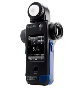 Sekonic L-858D-U Speedmaster Light Meter – Advanced Digital Exposure Meter for Photography &amp; Cinematography
