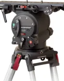 OConnor 120EX Fluid Head System with Cine HD 2-Section Aluminum Tripod and Ground Spreader – 240 lb Payload Professional Cinema Support Kit