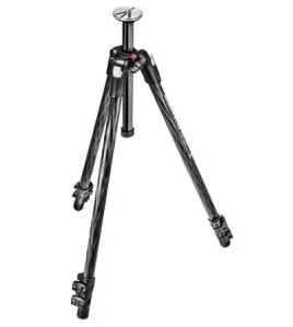 Manfrotto 290 Xtra 3-Section Carbon Fiber Tripod – Professional Lightweight Photography Tripod
