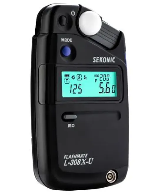 Sekonic L-308X-U Flashmate Digital Light Meter – Compact Ambient, Flash & Cine Exposure Meter