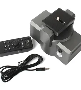 Bescor MP101W Motorized Pan &amp; Tilt Head with Wireless Remote – Remote-Controlled Camera Mount for Photo &amp; Video Applications