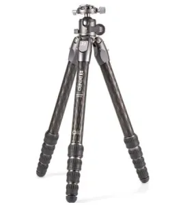 Benro Tortoise TTOR35CGX35 3-Series 5-Section Carbon Fiber Tripod with GX35 Ball Head – Compact Columnless Travel Tripod