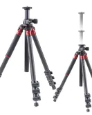 3POD Orbit 4-Section Carbon Fiber Tripod for DSLR, Mirrorless & Video Cameras – Lightweight Professional Camera Support System