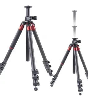 3POD Orbit 4-Section Carbon Fiber Tripod for DSLR, Mirrorless & Video Cameras – Lightweight Professional Camera Support System
