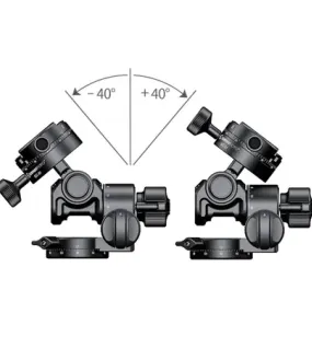 SunwayFoto GH-PROII+ Geared Tripod Head with GC-01 Clamp – Professional 4-Axis Precision Geared Head for Landscape & Architectural Photography