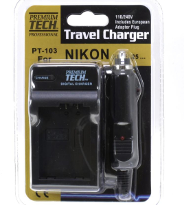 Power2000 Premium Tech PT-103 AC/DC Rapid Charger – Nikon EN-EL25 / EN-EL25A Compatible Battery Charger