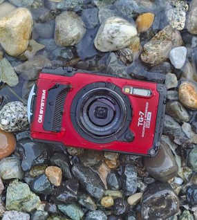 OM SYSTEM Tough TG-7 Digital Camera – Rugged Waterproof 12MP Adventure Camera with 4K Video & Microscope Mode