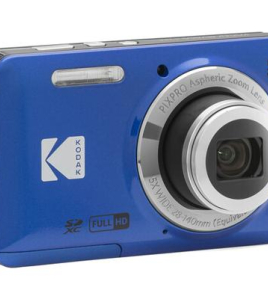 Kodak PIXPRO FZ55 Friendly Zoom Digital Camera Blue – 16MP Compact Point-and-Shoot Camera