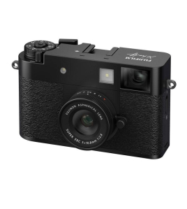 Fujifilm X half Digital Camera Black – Retro Compact Camera with Film Simulation &amp; Vertical Creative Format