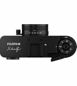 Fujifilm X half Digital Camera Black – Retro Compact Camera with Film Simulation &amp; Vertical Creative Format