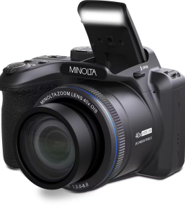 Minolta MN40Z ProShot 20MP Bridge Digital Camera with 40x Optical Zoom &amp; Full HD 1080P Video