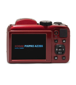 Kodak PIXPRO Astro Zoom AZ255 16MP Full HD Digital Camera with 25x Optical Zoom and 3-Inch LCD Screen – Red