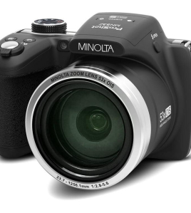 Minolta MN53Z 16MP Wi-Fi Bridge Camera Black – 53x Optical Zoom Full HD Superzoom Digital Camera