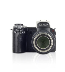 Minolta MN24Z 33MP Full HD Digital Camera Black – Bridge Camera with Telephoto &amp; Wide Angle Zoom Lens