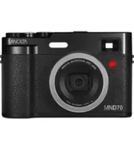Minolta MND70 Retro 48MP Wi-Fi 5K UHD Dual Lens Digital Camera (No Memory Card Included)