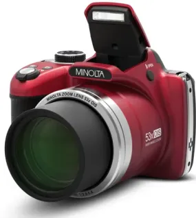 Minolta MN53Z 16MP Full HD Digital Camera with 53x Optical Zoom – Black + Accessories Kit