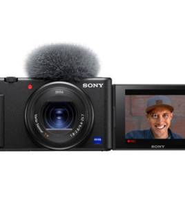 Sony ZV-1 Digital Camera Black Bundle with GP-VPT3 Shooting Grip, Camera Bag, Battery &amp; Accessories