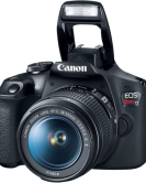 Canon EOS Rebel T7 DSLR Camera with EF-S 18-55mm f/3.5-5.6 II Lens & Accessory Bundle – 24.1MP APS-C DSLR Camera with Full HD Video