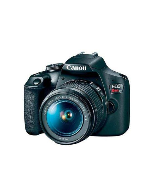 Canon EOS Rebel T7 DSLR Camera Bundle with EF-S 18-55mm IS II Lens, EF 75-300mm III Telephoto Lens & PC Software Kit