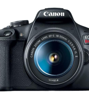Canon EOS Rebel T7 24.1MP DSLR Camera with EF-S 18-55mm f/3.5-5.6 IS II Lens Kit – Wi-Fi Enabled Full HD Camera
