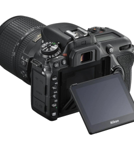 Nikon D7500 DSLR Camera with 18-140mm VR Lens and Takama 3-Section Aluminum Video Tripod Bundle