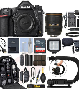 Nikon D780 FX-Format DSLR Camera Bundle with Essentials Kit – 24.5MP Full Frame DSLR with 4K UHD Video &amp; Advanced Autofocus