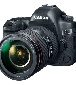 Canon EOS 5D Mark IV Full-Frame DSLR Camera with EF 24-105mm f/4L IS II USM Lens – 30.4MP, 4K Video, Professional Photography Kit
