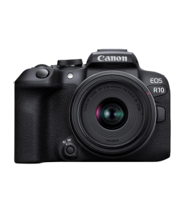 Canon EOS R10 Mirrorless Camera with RF-S 18-45mm f/4.5-6.3 IS STM Lens – 24.2MP APS-C Hybrid Mirrorless Kit