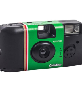 Fujifilm QuickSnap Flash 400 Disposable Film Camera 6-Pack Bundle with Camera Bag – 27 Exposures Each