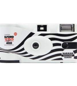 Ilford XP2 Black &amp; White Single Use Camera with Built-In Flash