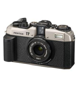 Pentax 17 Film Camera, Dark Silver