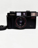 Yashica MF-2 Super DX 35mm Film Camera – Black Compact Point-and-Shoot Camera Yashica MF-2 Super DX 35mm Film Camera – Black Compact Point-and-Shoot Camera
