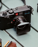 Leica M6 35mm Film Rangefinder Camera Black with 50mm f/2 Summicron-M Lens