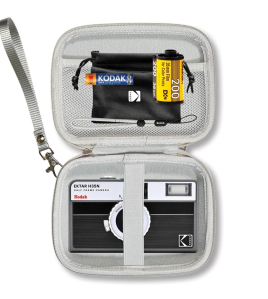 Kodak EKTAR H35N Half Frame 35mm Film Camera – Striped Black with Start Shooting Kit