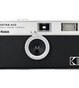 Kodak EKTAR H35 Half Frame 35mm Film Camera – Reusable Compact Point-and-Shoot Camera
