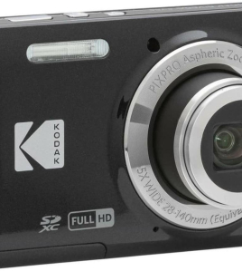 Kodak PIXPRO FZ55 Friendly Zoom Digital Camera, Blue, With SD Card,