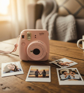 Fujifilm Instax Mini 12 Instant Camera Blossom Pink Bundle with Accessory Kit &amp; Film – Instant Photo Camera with Selfie Mirror and Auto Exposure