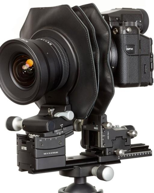 Cambo Actus-RF View Camera Body with XF/M645 Camera Mount – Professional Technical View Camera System, Black