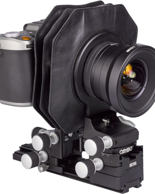 Cambo ACTUS-XCD View Camera Body with Hasselblad XCD Bayonet Mount – Professional Technical View Camera System, Black