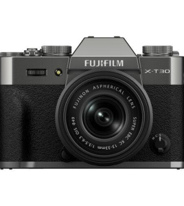 Fujifilm X-T30 III Mirrorless Camera with XC 15-45mm Lens Charcoal Silver – 26.1MP APS-C 4K Video Camera