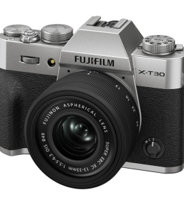 Fujifilm X-T30 III Mirrorless Camera with XC 15-45mm Lens Charcoal Silver – 26.1MP APS-C 4K Video Camera