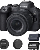 Canon EOS R6 Mark II Mirrorless Camera with RF 24-105mm f/4-7.1 IS STM Lens & Essentials Kit – Full-Frame 24.2MP 4K Camera Canon EOS R6 Mark II Mirrorless Camera with RF 24-105mm f/4-7.1 IS STM Lens & Essentials Kit – Full-Frame 24.2MP 4K Camera