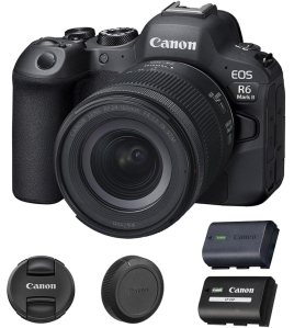 Canon EOS R6 Mark II Mirrorless Camera with RF 24-105mm f/4-7.1 IS STM Lens &amp; Essentials Kit – Full-Frame 24.2MP 4K Camera