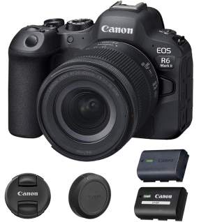 Canon EOS R6 Mark II Mirrorless Camera with RF 24-105mm f/4-7.1 IS STM Lens & Essentials Kit – Full-Frame 24.2MP 4K Camera