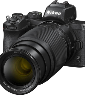 Nikon Z50II Mirrorless Camera Kit with NIKKOR Z DX 16-50mm f/3.5-6.3 VR & 50-250mm f/4.5-6.3 VR Lenses – Dual Lens Bundle